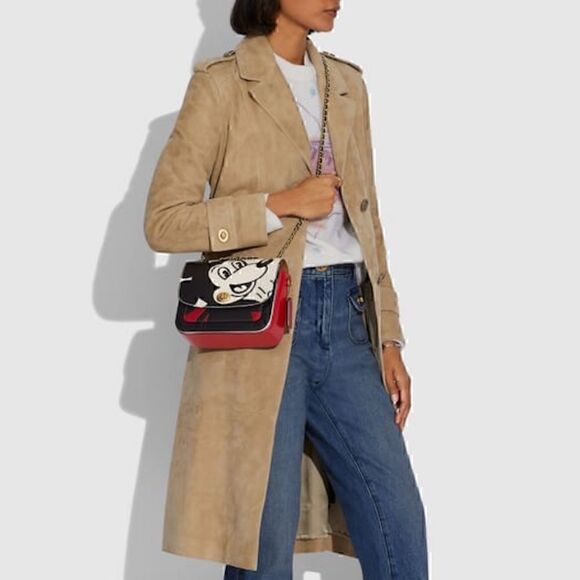 COACH Disney Mickey Mouse X Keith Haring Madison Shoulder Bag 19 Collectors edit - Picture 5 of 15